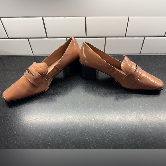 Miramar Penny Loafer Pump Women’s Sz 9.5 by Linea Paolo in Cognac New - Picture 11 of 13